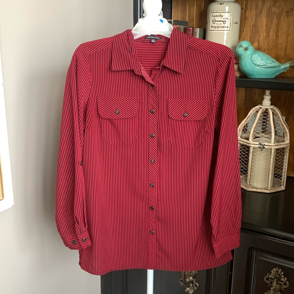 Notations Stripe Blouse
